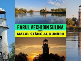 Farul vechi din Sulina de pe malul stang al Dunarii