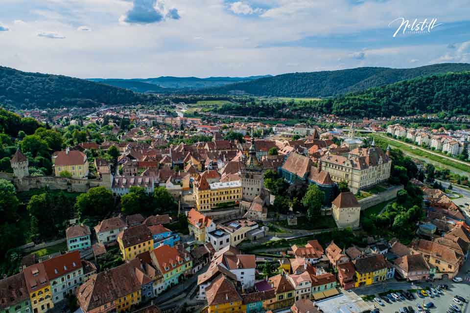 Sighisoara - foto din drona