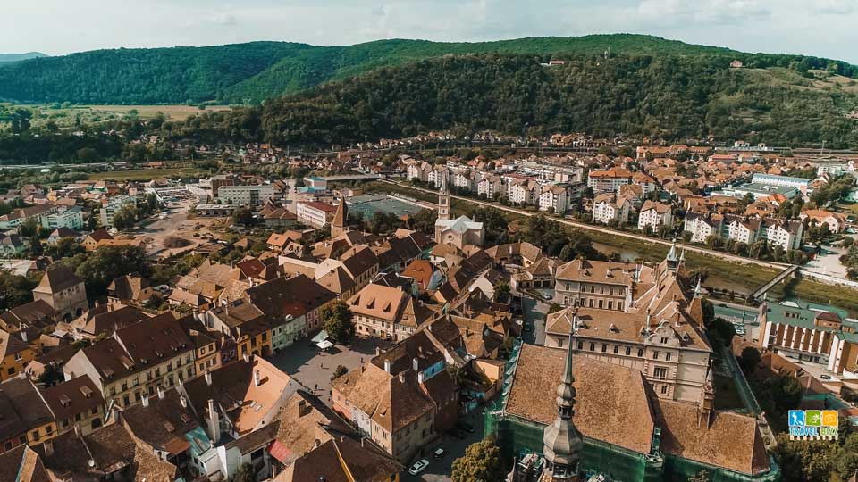 Sighisoara - foto din drona