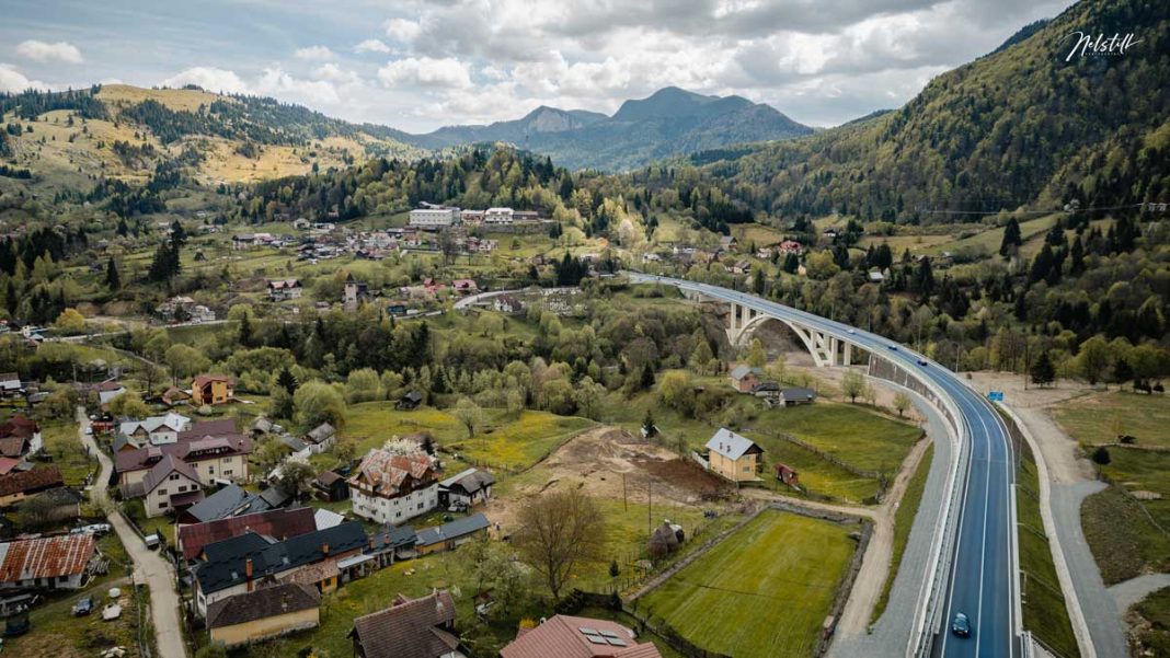 Cel mai lung pod in forma de arc din Romania